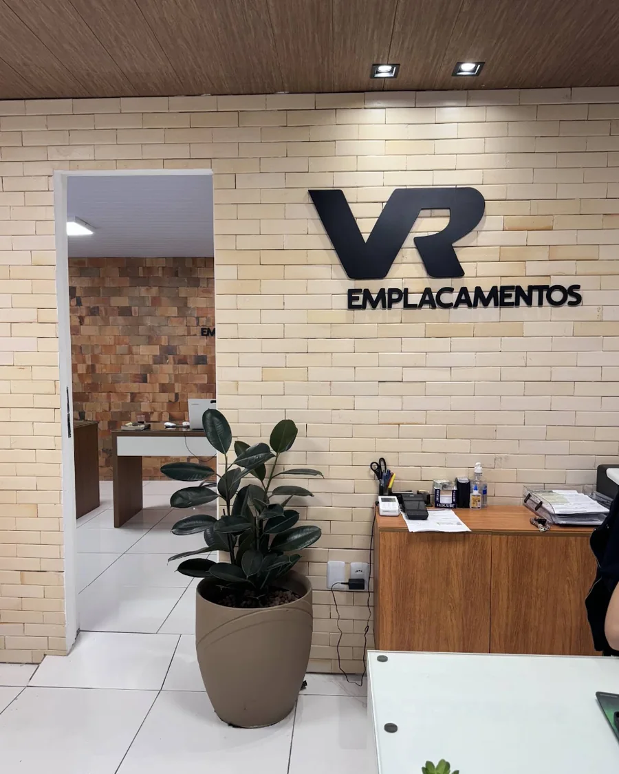 Recepção do escritório da VR, em Lauro de Freitas